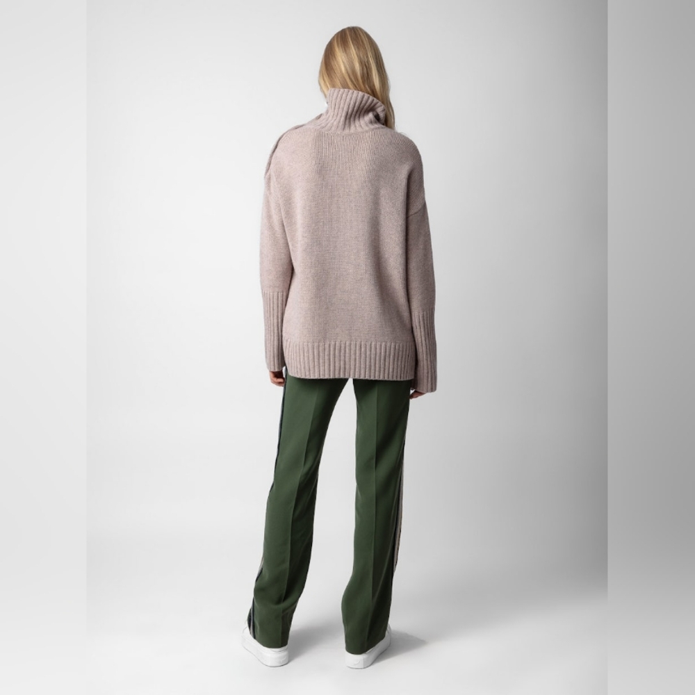 Zadig Voltaire Pomy Crepe Track Pants - Picture 3 of 10